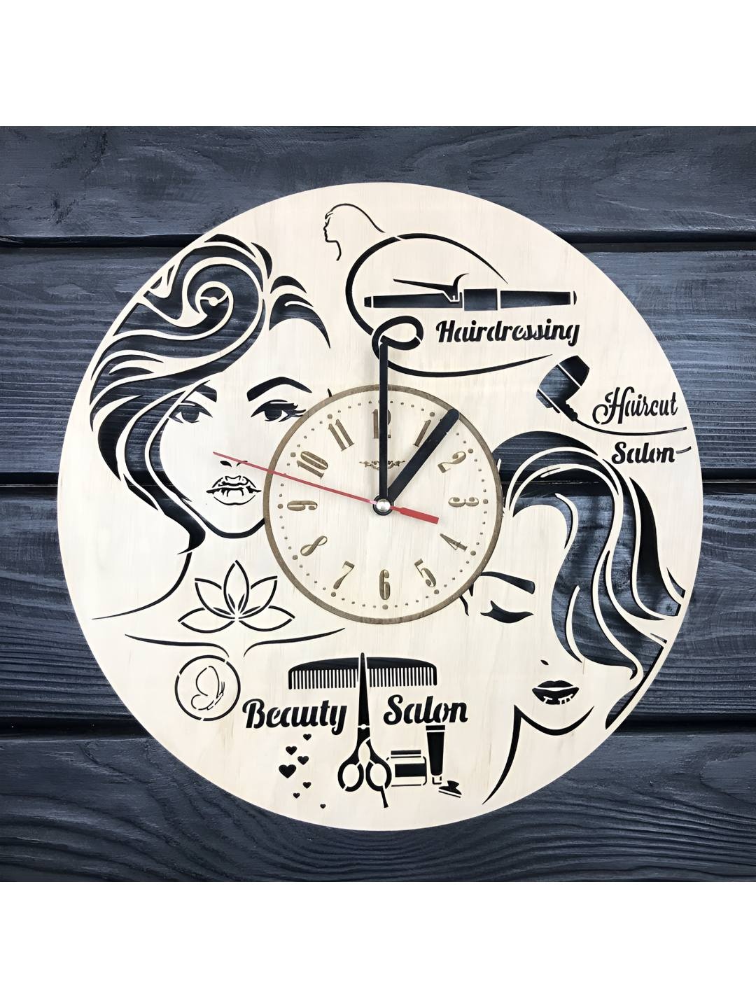 QEZNEF Beige Textured Round Contemporary Analogue Wooden Wall Clock Without Glass
QEZNEF Beige Textured Round Contemporary Analogue Wooden Wall Clock Without Glass