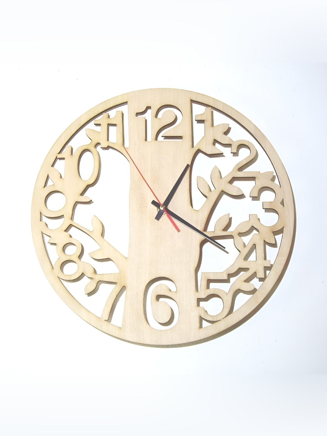 QEZNEF Beige and Black Textured Round Shaped Wooden Analogue Contemporary Wall Clock
QEZNEF Beige and Black Textured Round Shaped Wooden Analogue Contemporary Wall Clock
