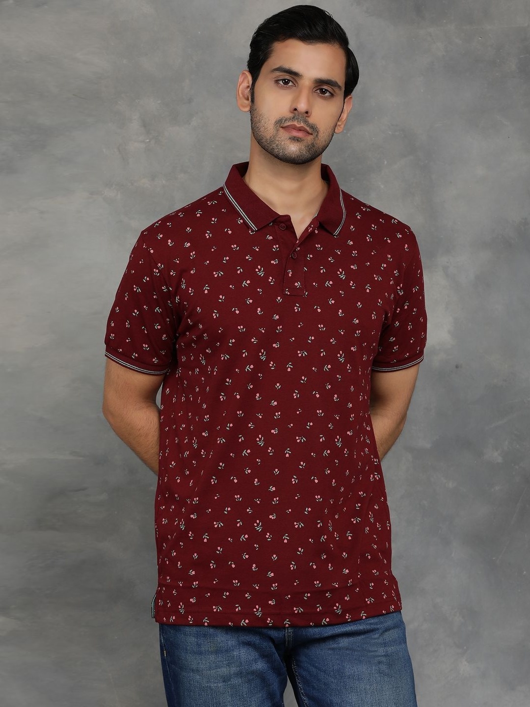 Greenfibre Men Conversational Printed Polo Collar Cotton Slim Fit T-shirt, Maroon
Greenfibre Men Conversational Printed Polo Collar Cotton Slim Fit T-shirt, Maroon