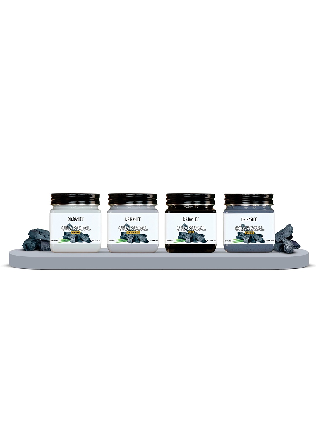DR.RASHEL Charcoal Scrub Charcoal Gel Charcoal Face Pack &Charcoal Cream Combo-380ml Each, Black
DR.RASHEL Charcoal Scrub Charcoal Gel Charcoal Face Pack &Charcoal Cream Combo-380ml Each, Black