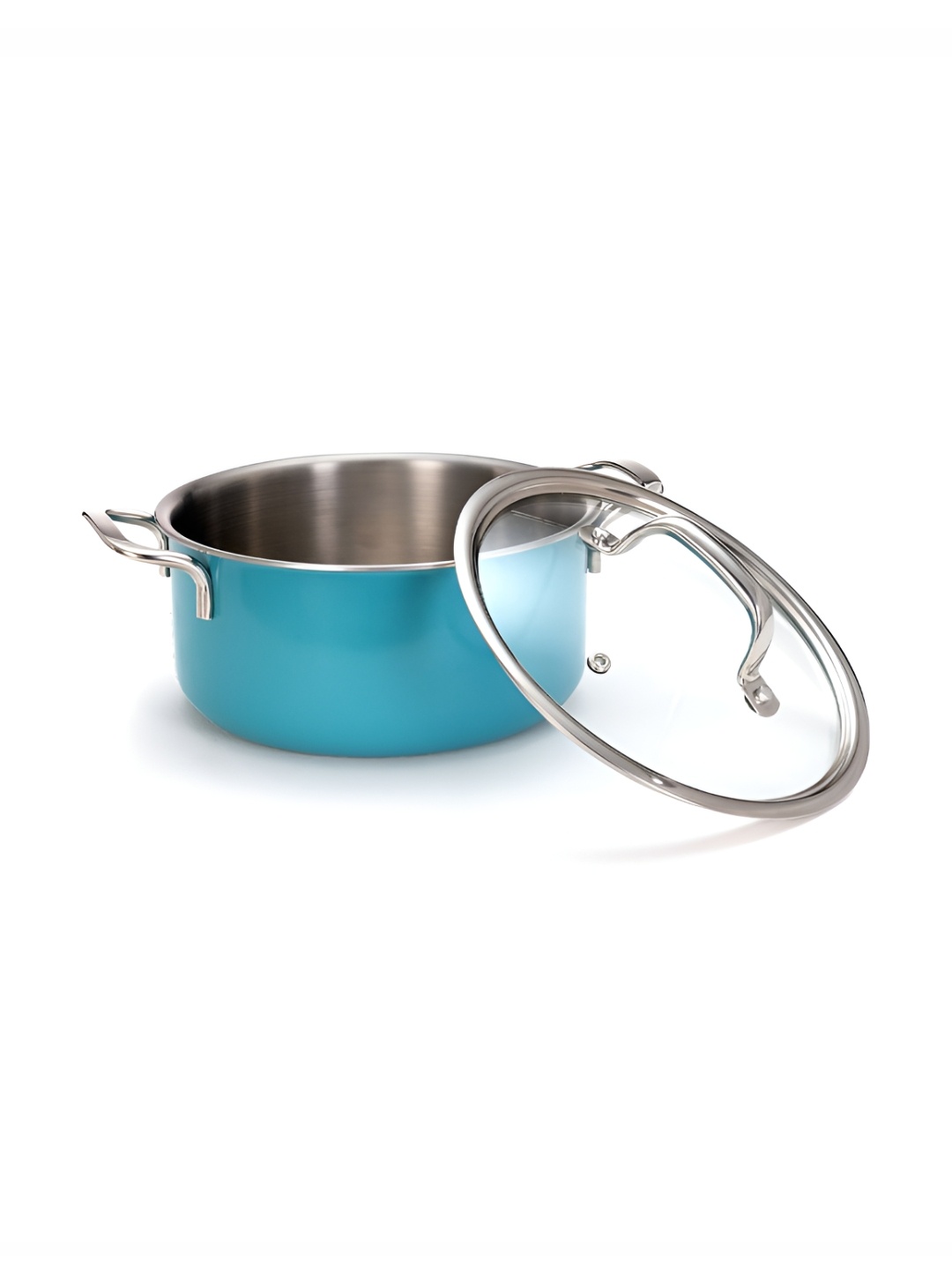ARTTDINOX Vida Teal Green Stainless Steel Dishwasher Safe Triply Cooking Pot With Lid 2L
ARTTDINOX Vida Teal Green Stainless Steel Dishwasher Safe Triply Cooking Pot With Lid 2L