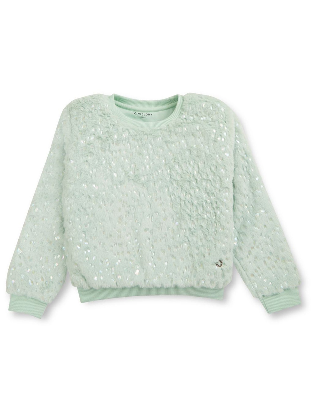 Gini and Jony Girls Graphic Printed Round Neck Cotton Pullover Sweatshirt, Green
Gini and Jony Girls Graphic Printed Round Neck Cotton Pullover Sweatshirt, Green