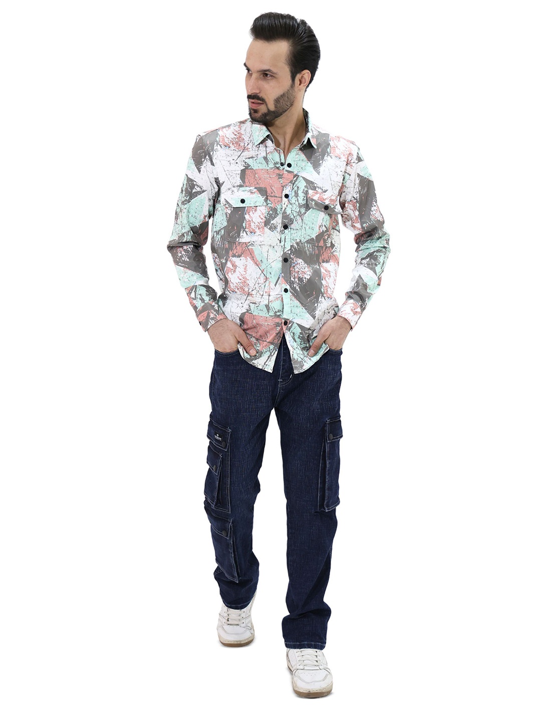BOTABOCHI Men Classic Spread Collar Abstract Printed Cotton Slim Fit Party Shirt, Green
BOTABOCHI Men Classic Spread Collar Abstract Printed Cotton Slim Fit Party Shirt, Green