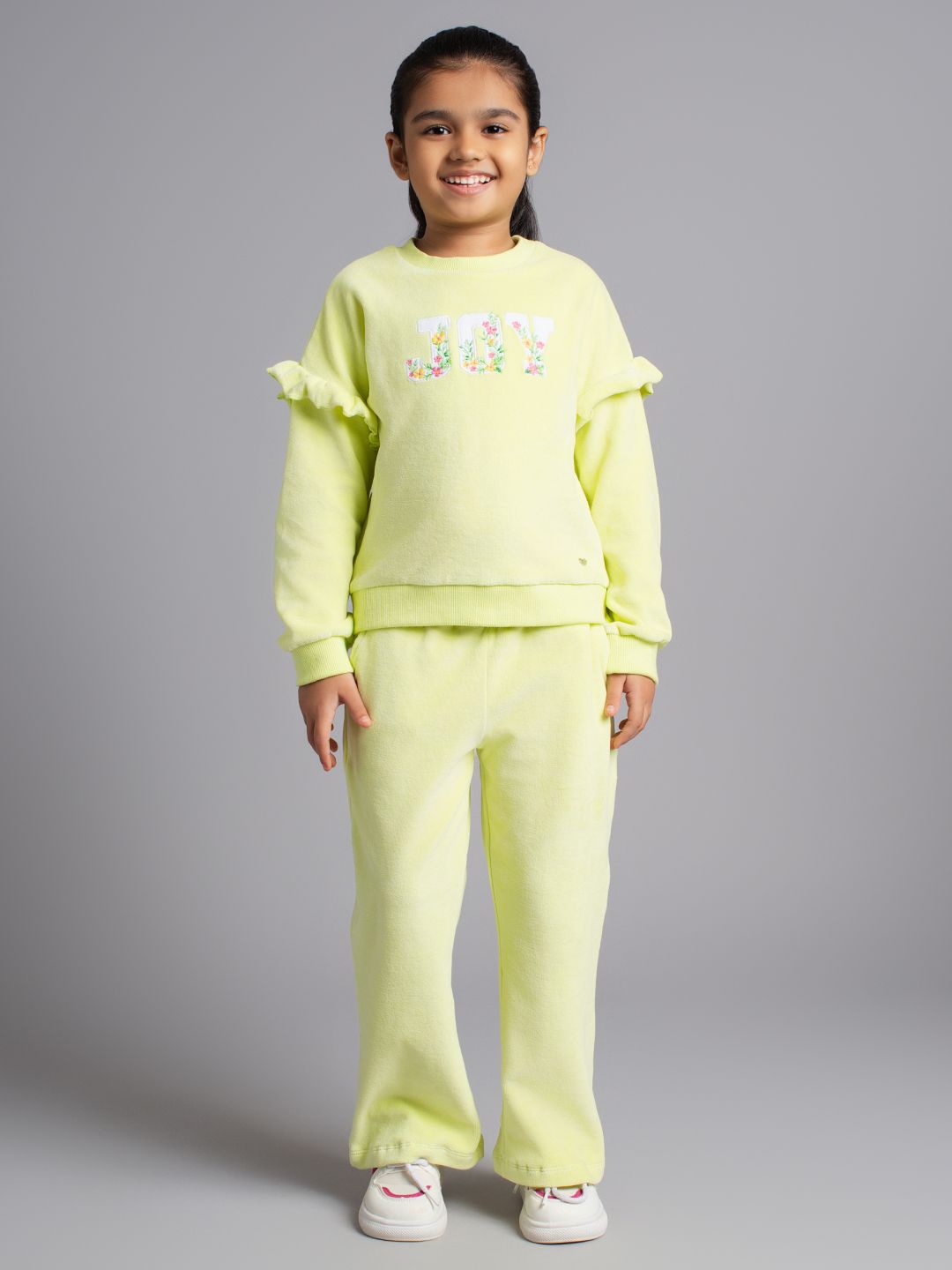 Ed-a-Mamma Girls Printed Round Neck Long Sleeves Pure Cotton Sweatshirt With Joggers, Yellow
Ed-a-Mamma Girls Printed Round Neck Long Sleeves Pure Cotton Sweatshirt With Joggers, Yellow