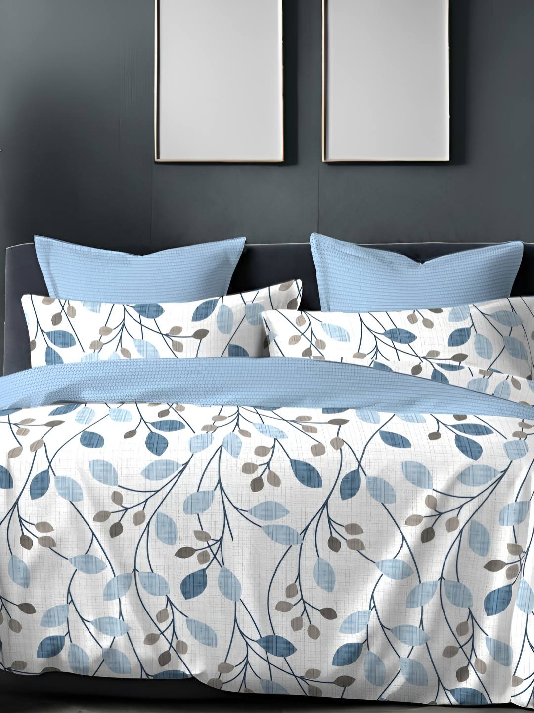 Sleeping Owls- because your sleep matters Nude-Coloured & Blue Floral 144 TC Queen Bedsheet with 2 Pillow
Sleeping Owls- because your sleep matters Nude-Coloured & Blue Floral 144 TC Queen Bedsheet with 2 Pillow