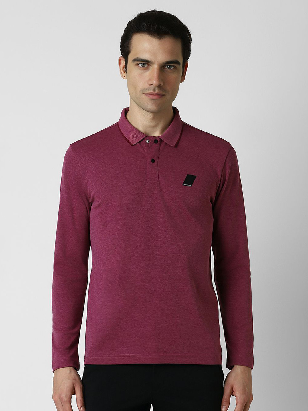 Van Heusen Flex Men Self Design Polo Collar Cotton T-shirt, Maroon
Van Heusen Flex Men Self Design Polo Collar Cotton T-shirt, Maroon