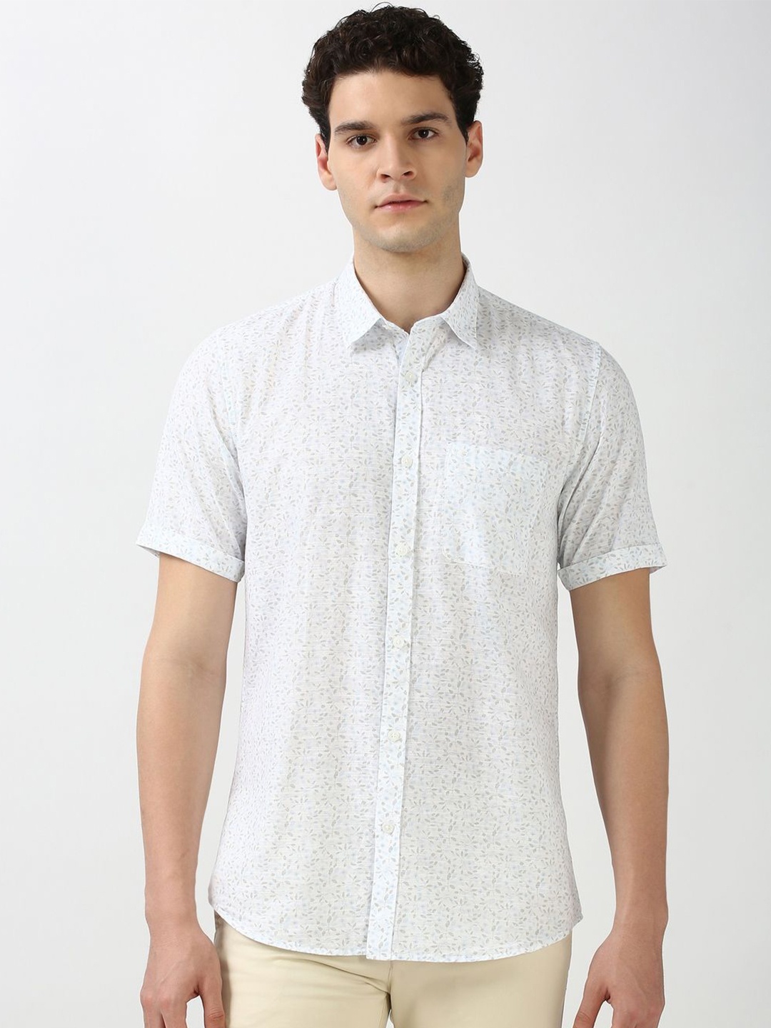 Peter England Casuals Men Spread Collar Floral Printed Cotton Slim Fit Casual Shirt, White
Peter England Casuals Men Spread Collar Floral Printed Cotton Slim Fit Casual Shirt, White