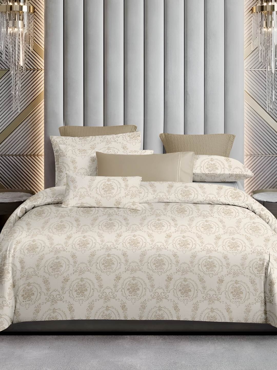 Sleeping Owls- because your sleep matters White & Brown Floral 400 TC King Bedsheet with 2 Pillow Covers
Sleeping Owls- because your sleep matters White & Brown Floral 400 TC King Bedsheet with 2 Pillow Covers