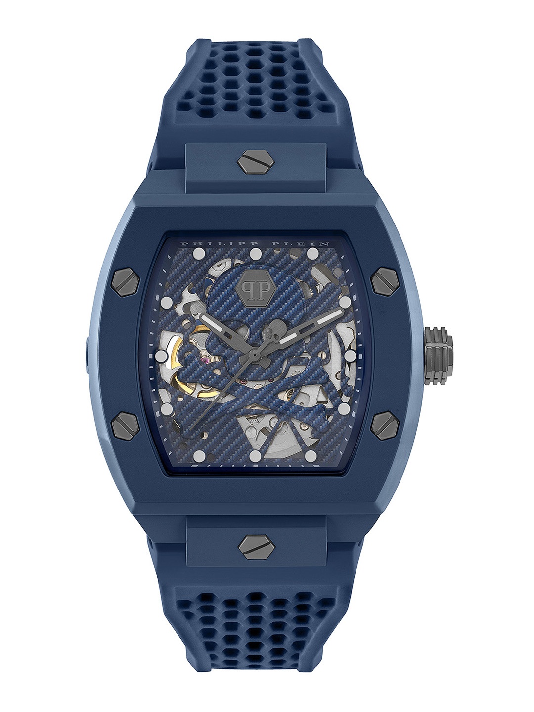 PHILIPP PLEIN Men Printed Dial & Straps Analogue Automatic Motion Powered Watch, Blue
PHILIPP PLEIN Men Printed Dial & Straps Analogue Automatic Motion Powered Watch, Blue