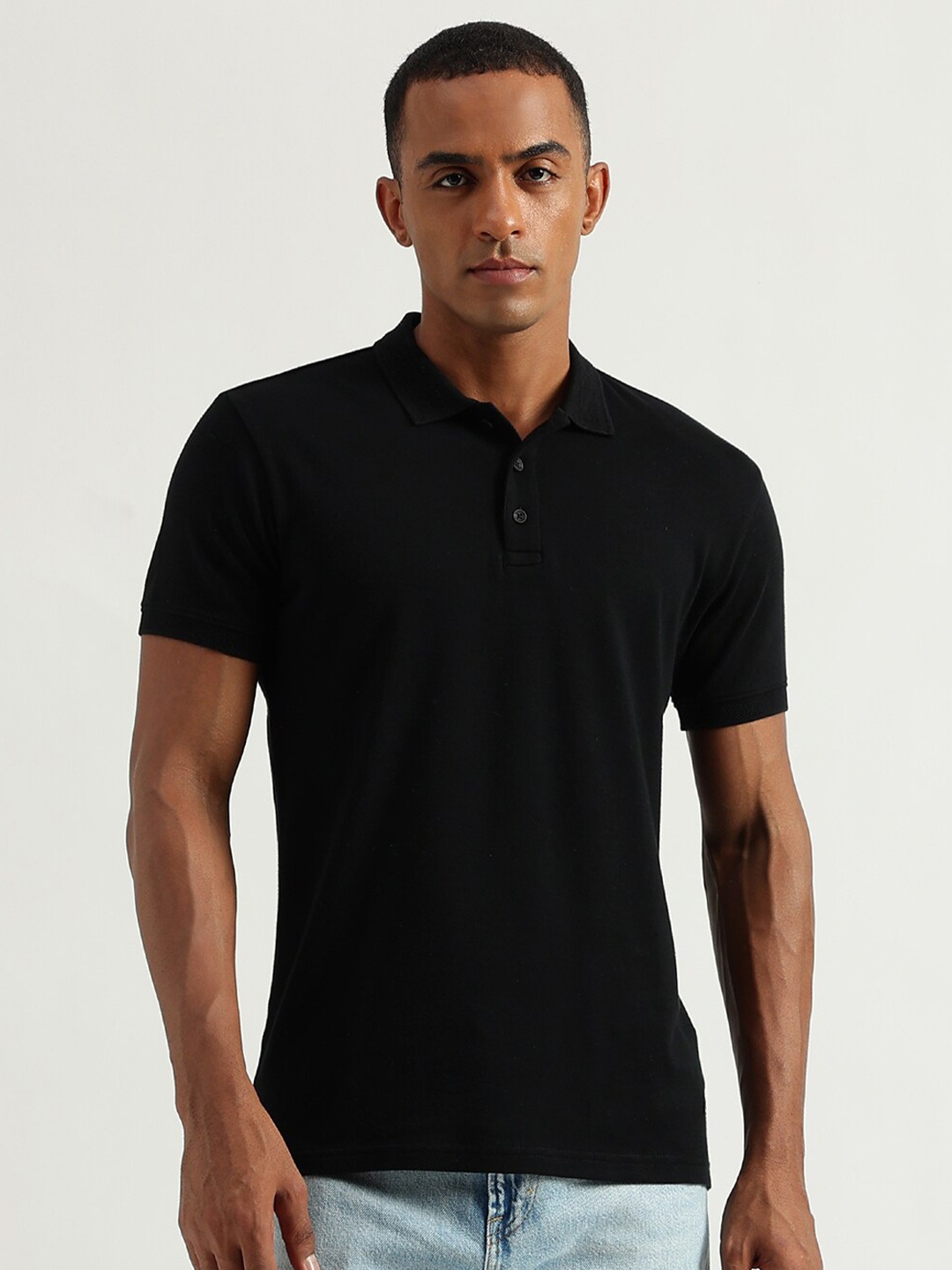 United Colors of Benetton Polo Collar Regular Fit Cotton Casual T-shirt, Black
United Colors of Benetton Polo Collar Regular Fit Cotton Casual T-shirt, Black