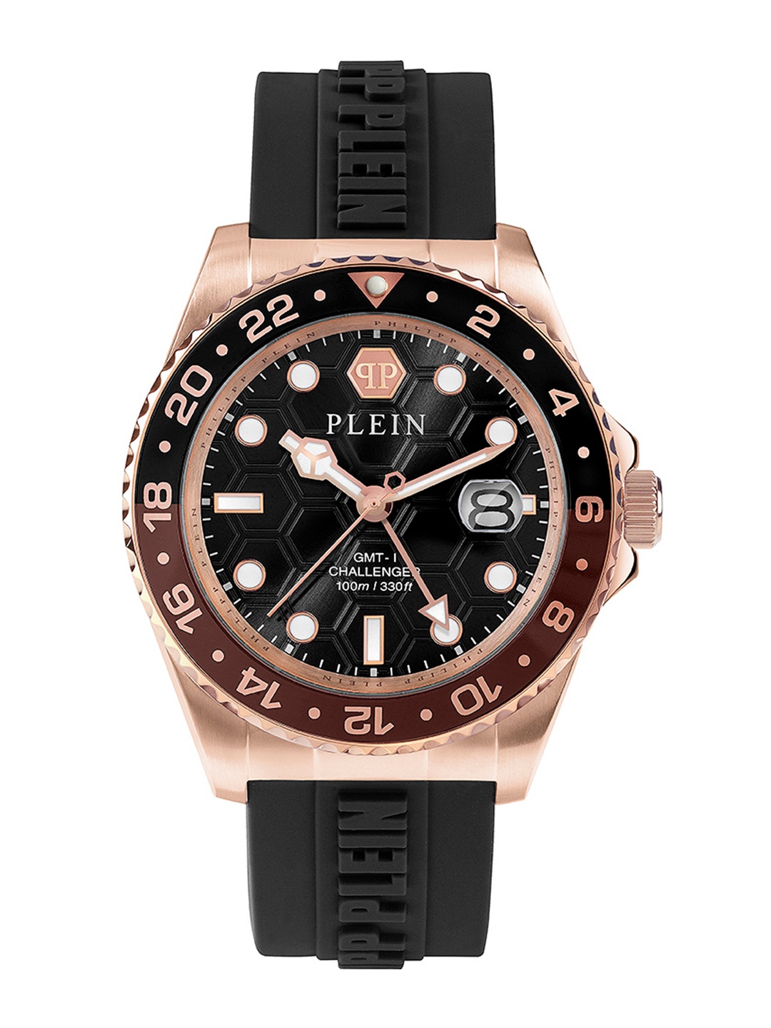 PHILIPP PLEIN Men Brass Embellished Dial & Textured Straps Analogue Watch PWYBA0523, Black
PHILIPP PLEIN Men Brass Embellished Dial & Textured Straps Analogue Watch PWYBA0523, Black