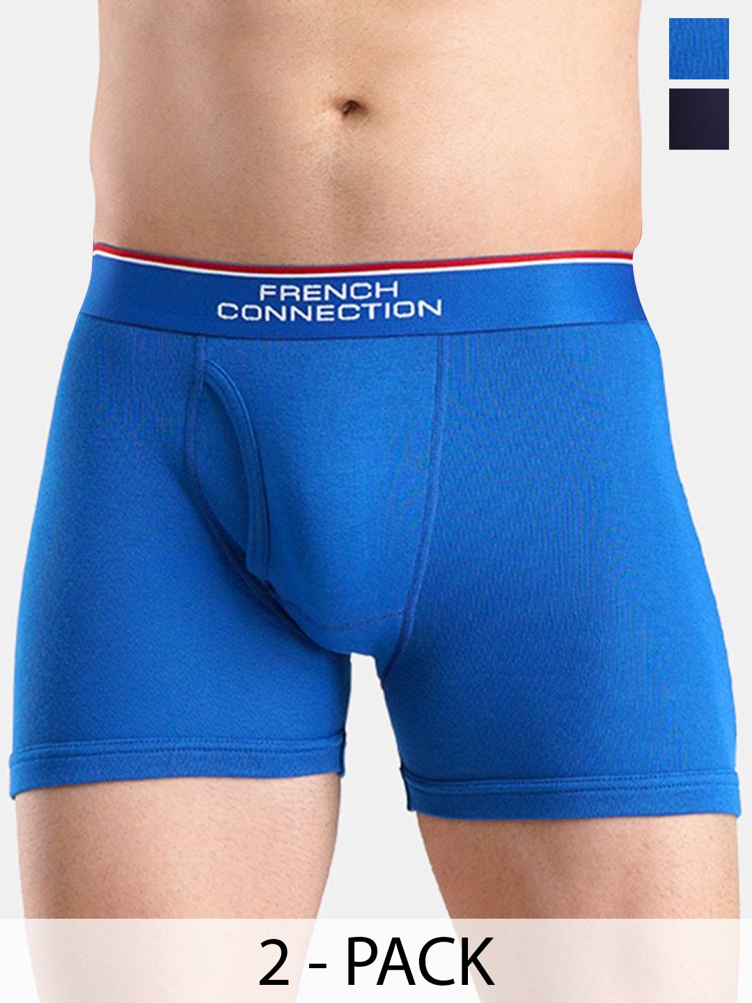 French Connection Men Pack Of 2 Breathability Trunks BARONCLASSIC BLUE-NAVEL ACADEMY-
French Connection Men Pack Of 2 Breathability Trunks BARONCLASSIC BLUE-NAVEL ACADEMY-