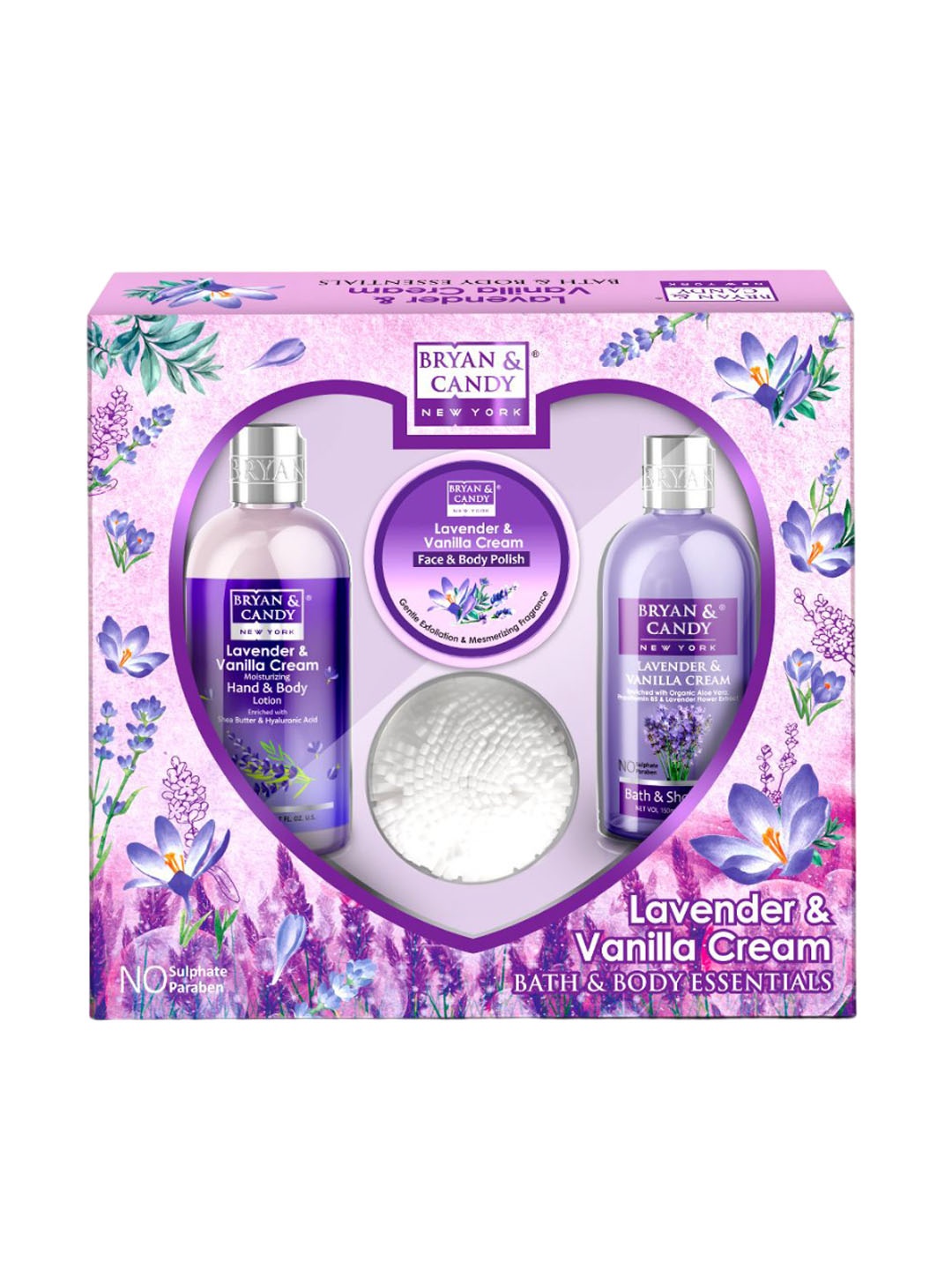 BRYAN & CANDY NEW YORK Lavender & Vanilla Cream Shower Gel, Body Lotion & Body Polish
BRYAN & CANDY NEW YORK Lavender & Vanilla Cream Shower Gel, Body Lotion & Body Polish