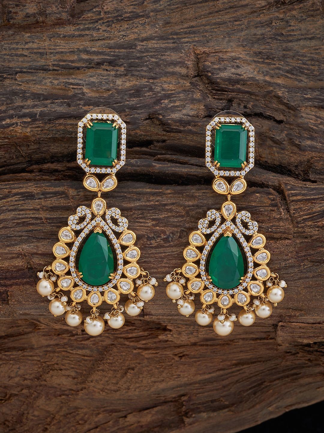 Kushal's Fashion Jewellery Kundan Studded Teardrop Shaped Drop Earrings, Gold
Kushal's Fashion Jewellery Kundan Studded Teardrop Shaped Drop Earrings, Gold