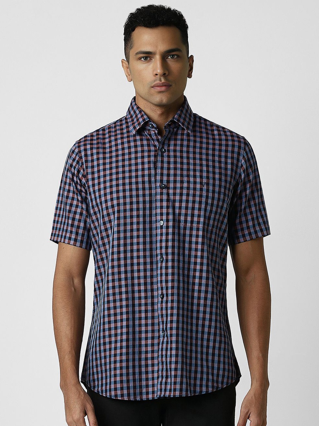 Van Heusen Sport Men Spread Collar Tartan Checked Cotton Slim Fit Casual Shirt, Purple
Van Heusen Sport Men Spread Collar Tartan Checked Cotton Slim Fit Casual Shirt, Purple