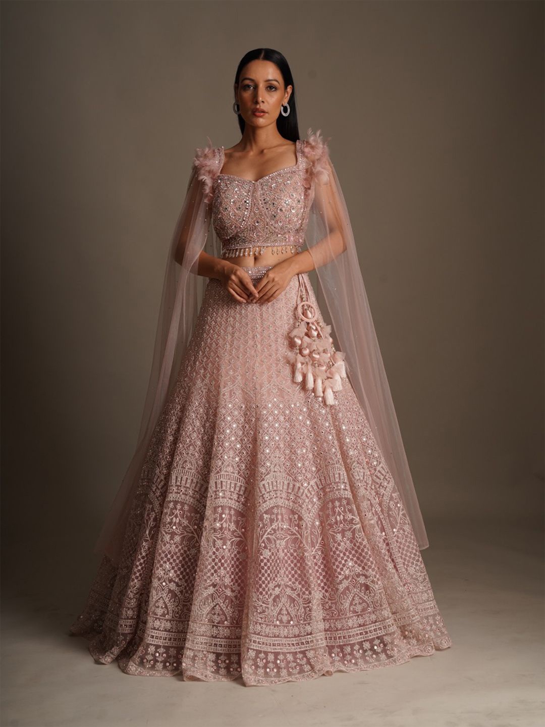 Chaashni by Maansi & Ketan Embellished Mirror Work Ready to Wear Lehenga Choli, Pink
Chaashni by Maansi & Ketan Embellished Mirror Work Ready to Wear Lehenga Choli, Pink