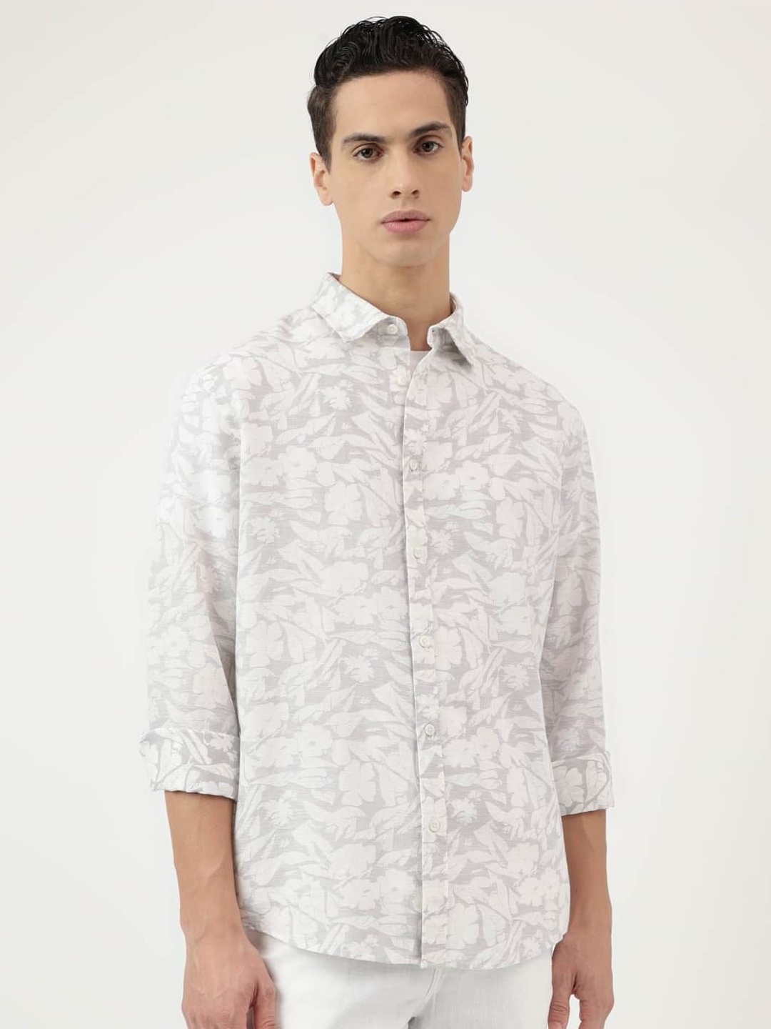 Marks & Spencer Men Spread Collar Floral Printed Linen Blend Relaxed Fit Casual Shirt, White
Marks & Spencer Men Spread Collar Floral Printed Linen Blend Relaxed Fit Casual Shirt, White