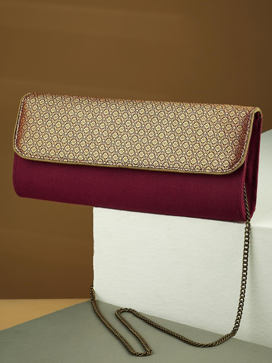 Fabindia Printed Purse Clutch, Red 
Fabindia Printed Purse Clutch, Red