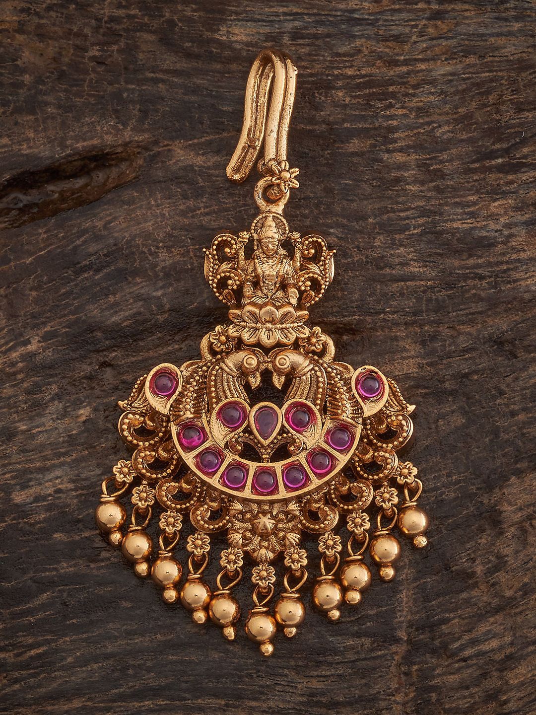 Kushal's Fashion Jewellery Gold-Plated Stone Studded Antique Maang Tikka Head Jewellery
Kushal's Fashion Jewellery Gold-Plated Stone Studded Antique Maang Tikka Head Jewellery