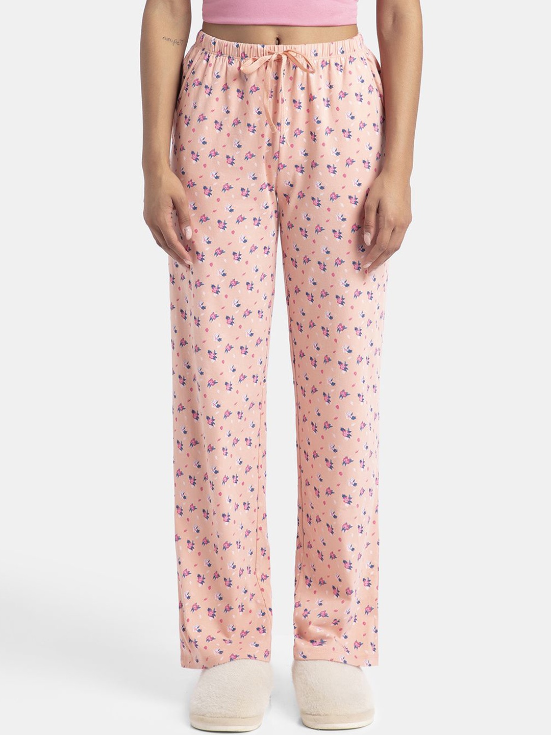 Jockey Super Combed Cotton Printed Relaxed Fit Pyjama with Convenient Side Pockets - RX88, Coral
Jockey Super Combed Cotton Printed Relaxed Fit Pyjama with Convenient Side Pockets - RX88, Coral