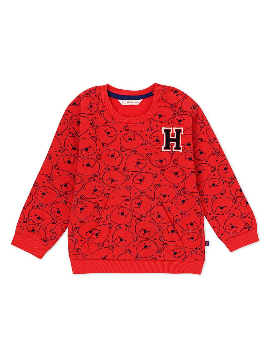 H By Hamleys Boys Therma-Fit Conversational Printed Round Neck Cotton Pullover Sweatshirt, Red
H By Hamleys Boys Therma-Fit Conversational Printed Round Neck Cotton Pullover Sweatshirt, Red