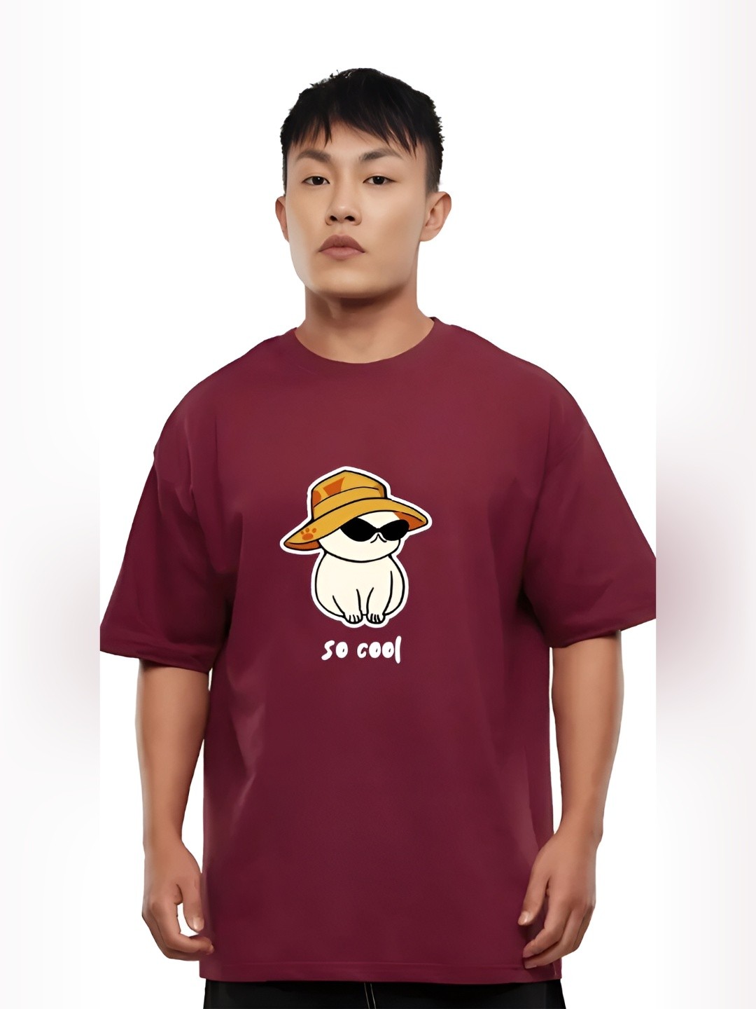 TBS- THE BARGAIN STREET Men Bio Finish Graphic Printed Round Neck Cotton Oversized T-shirt, Maroon
TBS- THE BARGAIN STREET Men Bio Finish Graphic Printed Round Neck Cotton Oversized T-shirt, Maroon