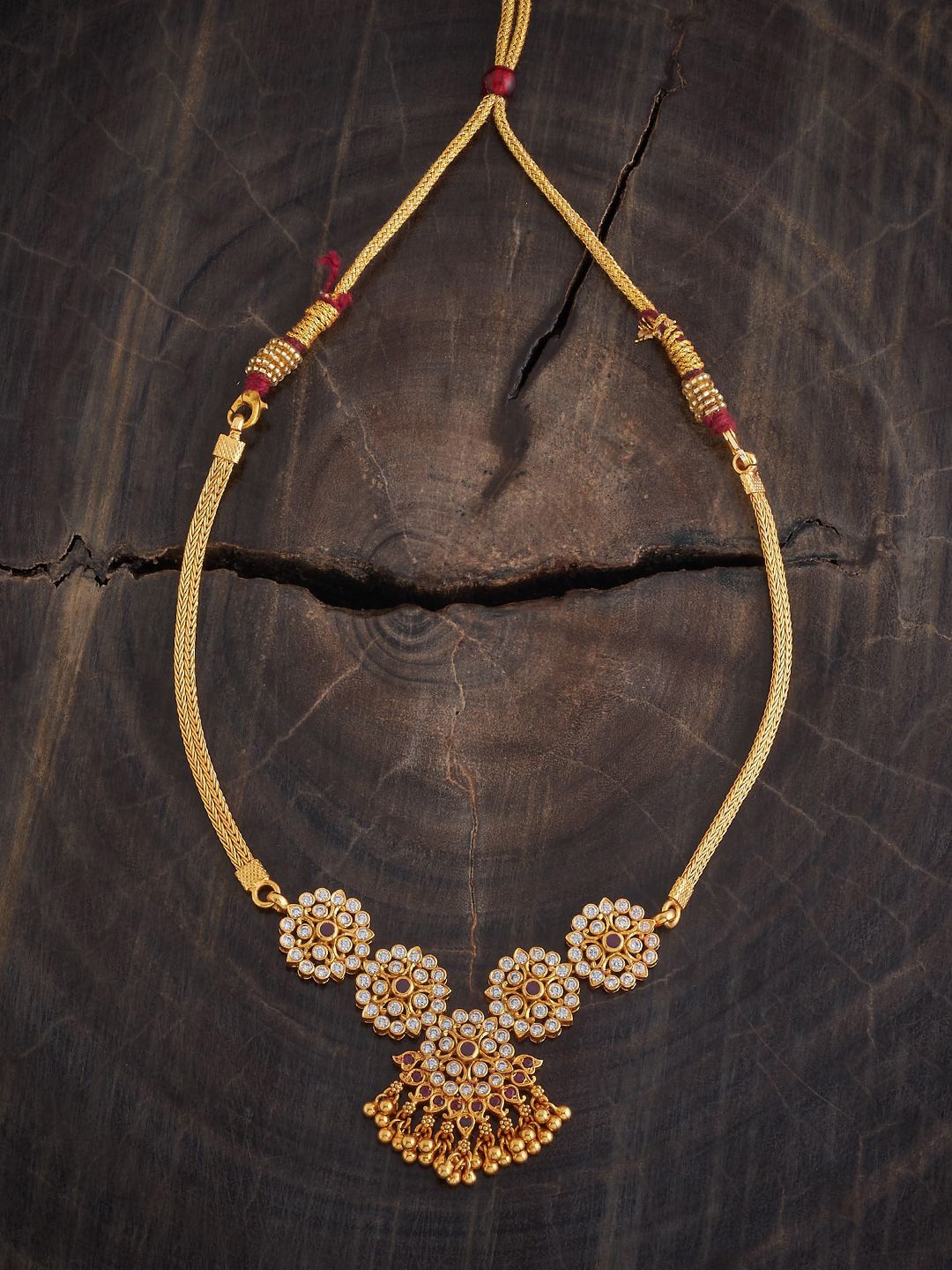 Kushal's Fashion Jewellery 92.5 Pure Silver Gold-Plated Stone Studded Temple Necklace
Kushal's Fashion Jewellery 92.5 Pure Silver Gold-Plated Stone Studded Temple Necklace