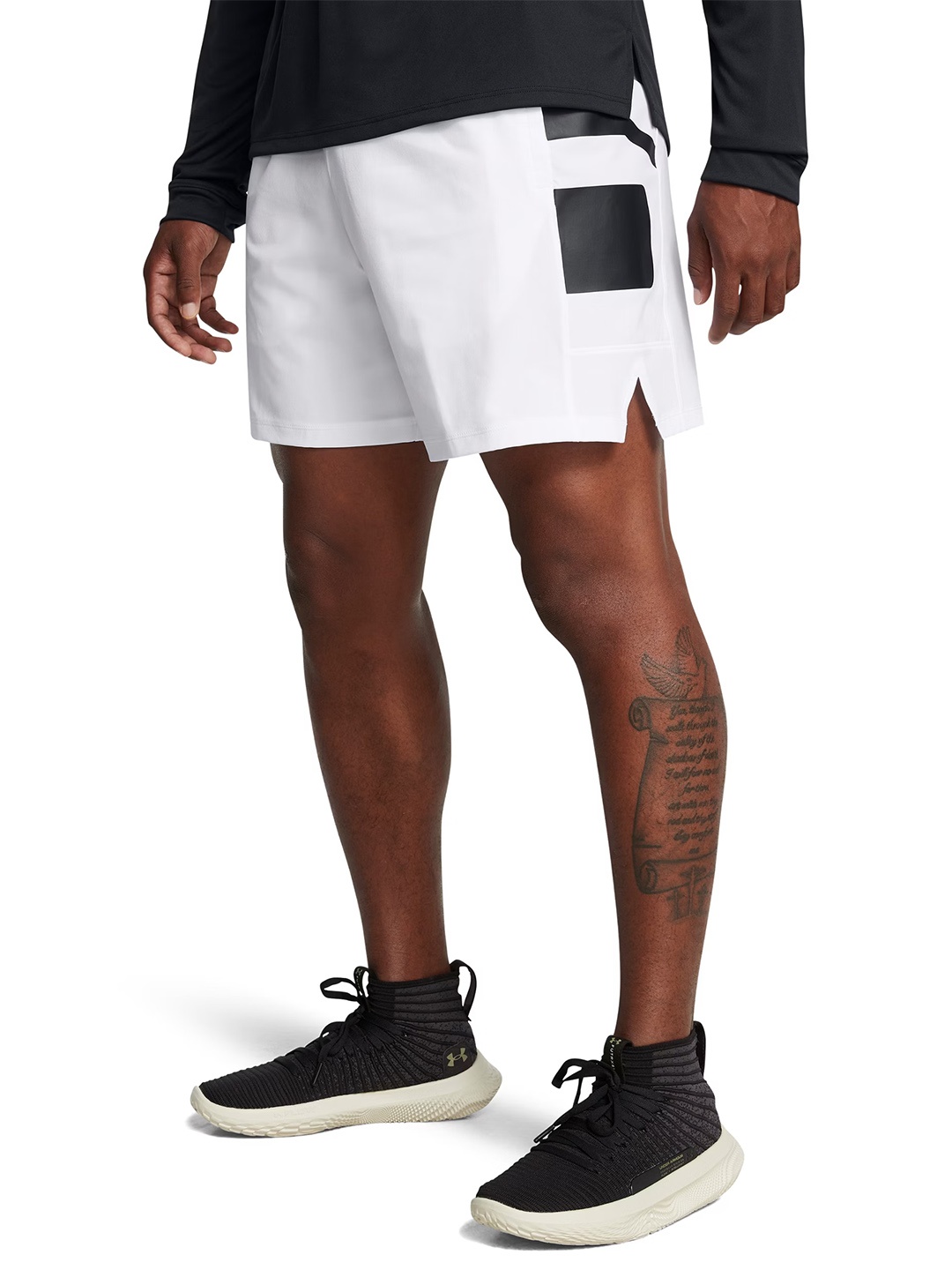 UNDER ARMOUR Men Colourblocked Loose Fit Training or Gym Sports Shorts with Technology, White
UNDER ARMOUR Men Colourblocked Loose Fit Training or Gym Sports Shorts with Technology, White
