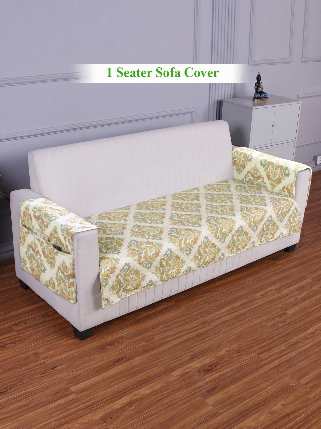 HOKIPO Beige & Off White Printed Polyester 1 Seater Sofa Seat Mat & 2 Armrest Covers
HOKIPO Beige & Off White Printed Polyester 1 Seater Sofa Seat Mat & 2 Armrest Covers