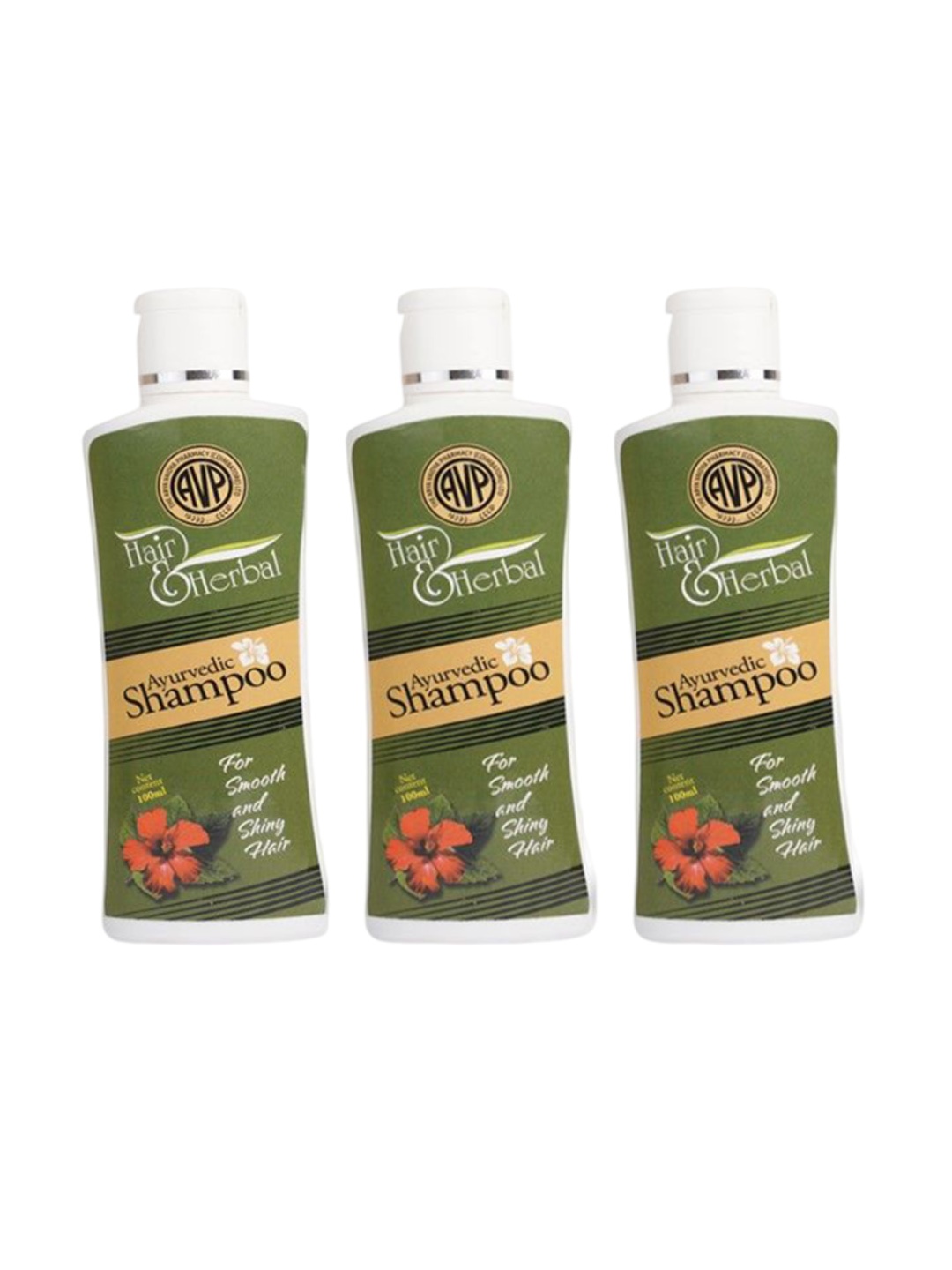 AVP Set Of 3 Hair & Herbal Shampoo For Soft & Shiny Hair With Hibiscus-100ml Each, White
AVP Set Of 3 Hair & Herbal Shampoo For Soft & Shiny Hair With Hibiscus-100ml Each, White