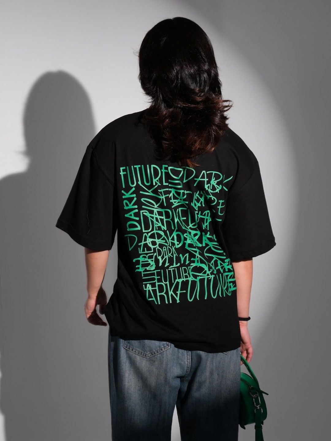 TheBTclub Men Activchill Typography Printed Round Neck Cotton Oversized T-shirt, Black 
TheBTclub Men Activchill Typography Printed Round Neck Cotton Oversized T-shirt, Black