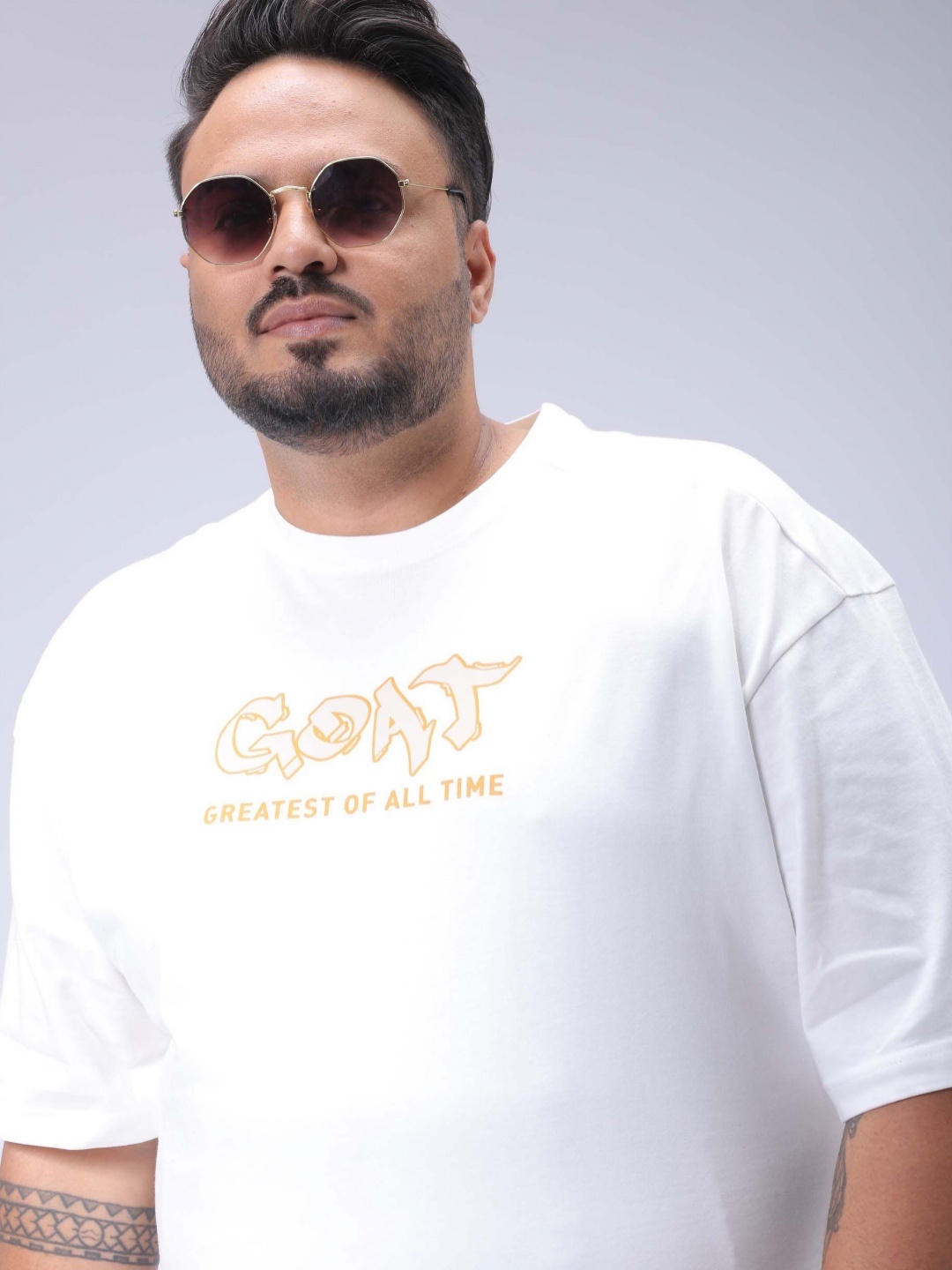 Hardsoda by The Indian Garage Co Men Plus Size Typography Printed Round Neck Cotton Relaxed Fit T-shirt, White
Hardsoda by The Indian Garage Co Men Plus Size Typography Printed Round Neck Cotton Relaxed Fit T-shirt, White