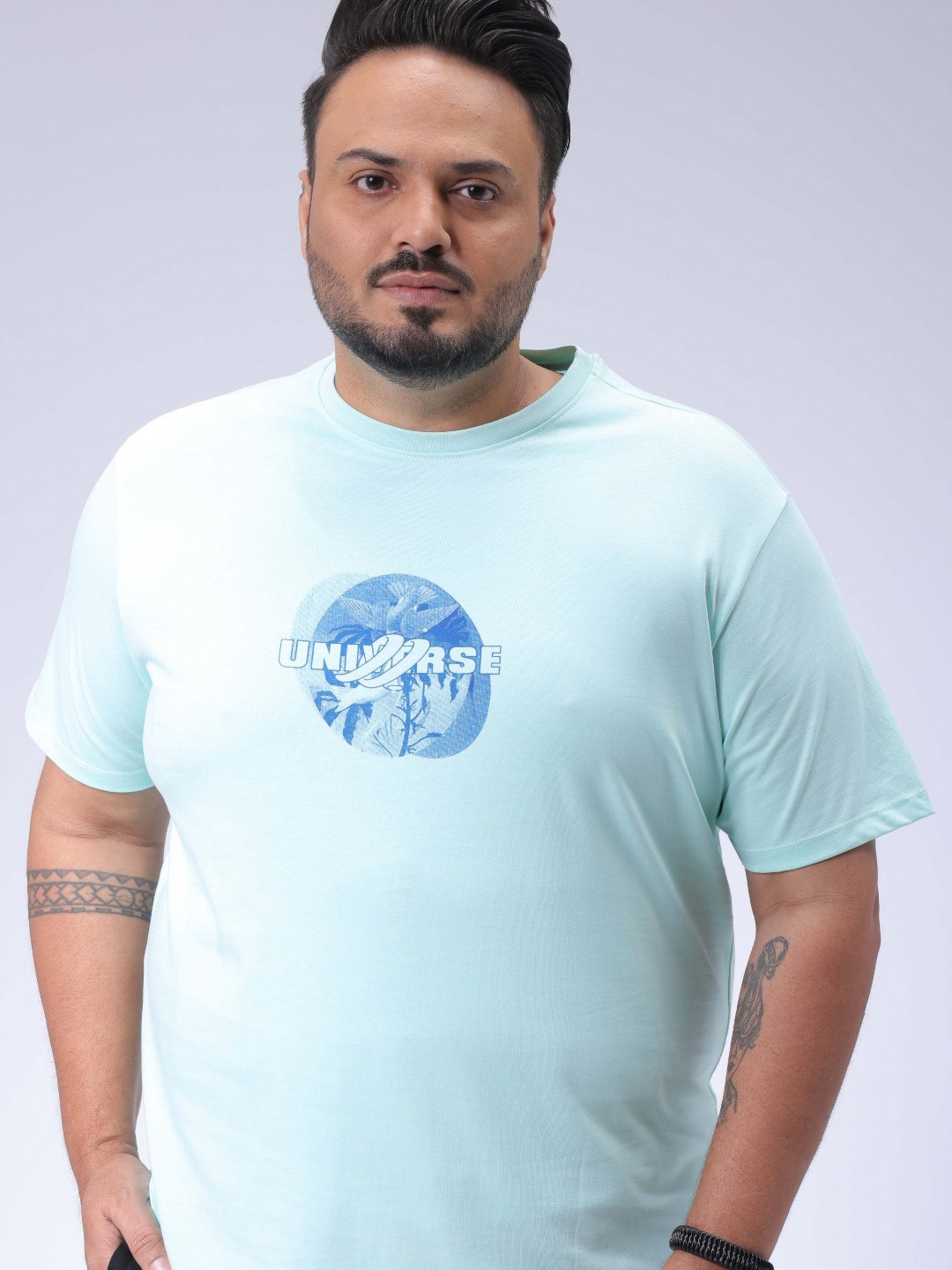 Hardsoda by The Indian Garage Co Men Plus Size Graphic Printed Round Neck Cotton T-shirt, Green
Hardsoda by The Indian Garage Co Men Plus Size Graphic Printed Round Neck Cotton T-shirt, Green
