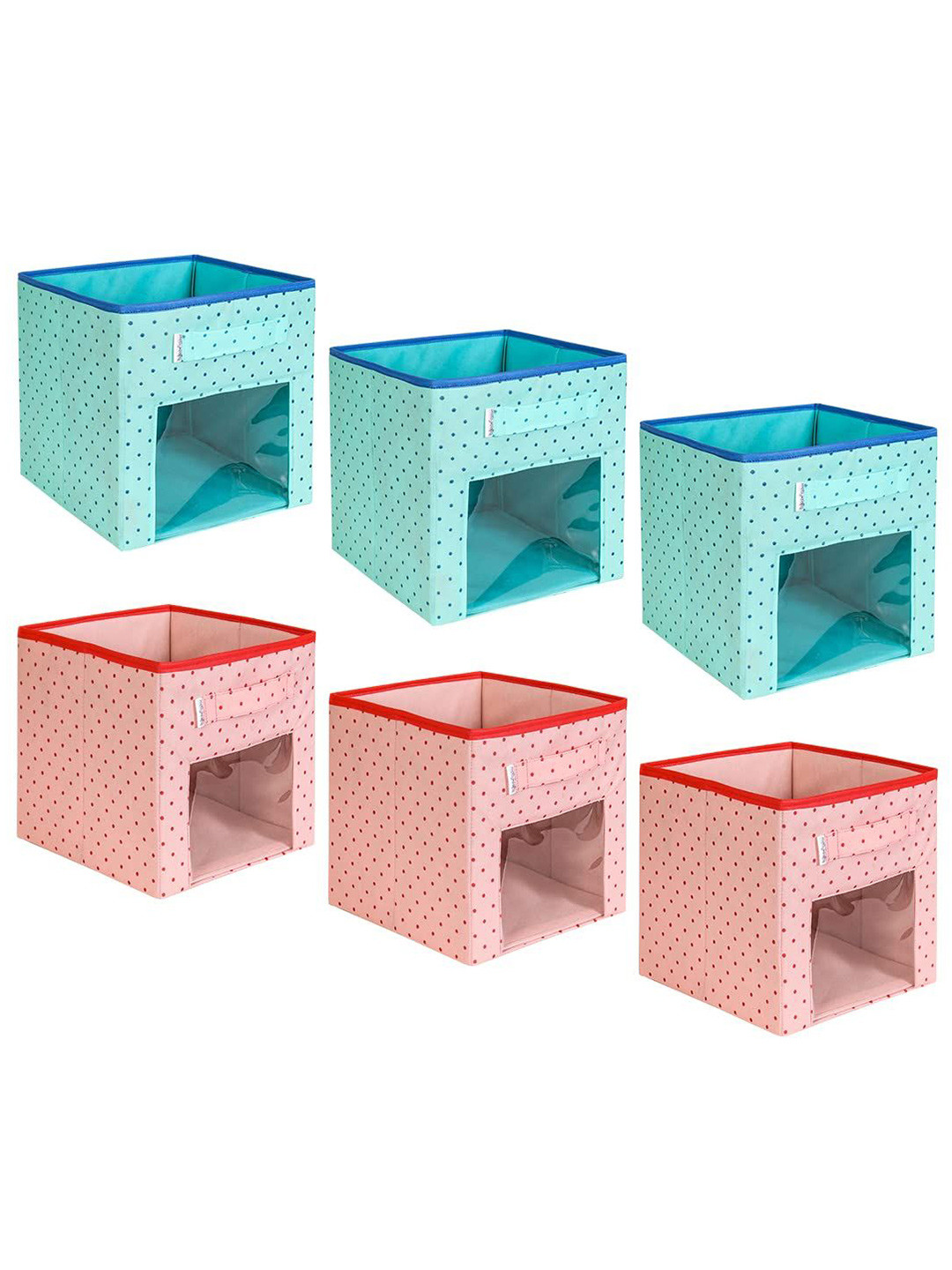 prettykrafts Pink & Blue 6 Pieces Printred Reusable Multi-Utility Organisers
prettykrafts Pink & Blue 6 Pieces Printred Reusable Multi-Utility Organisers