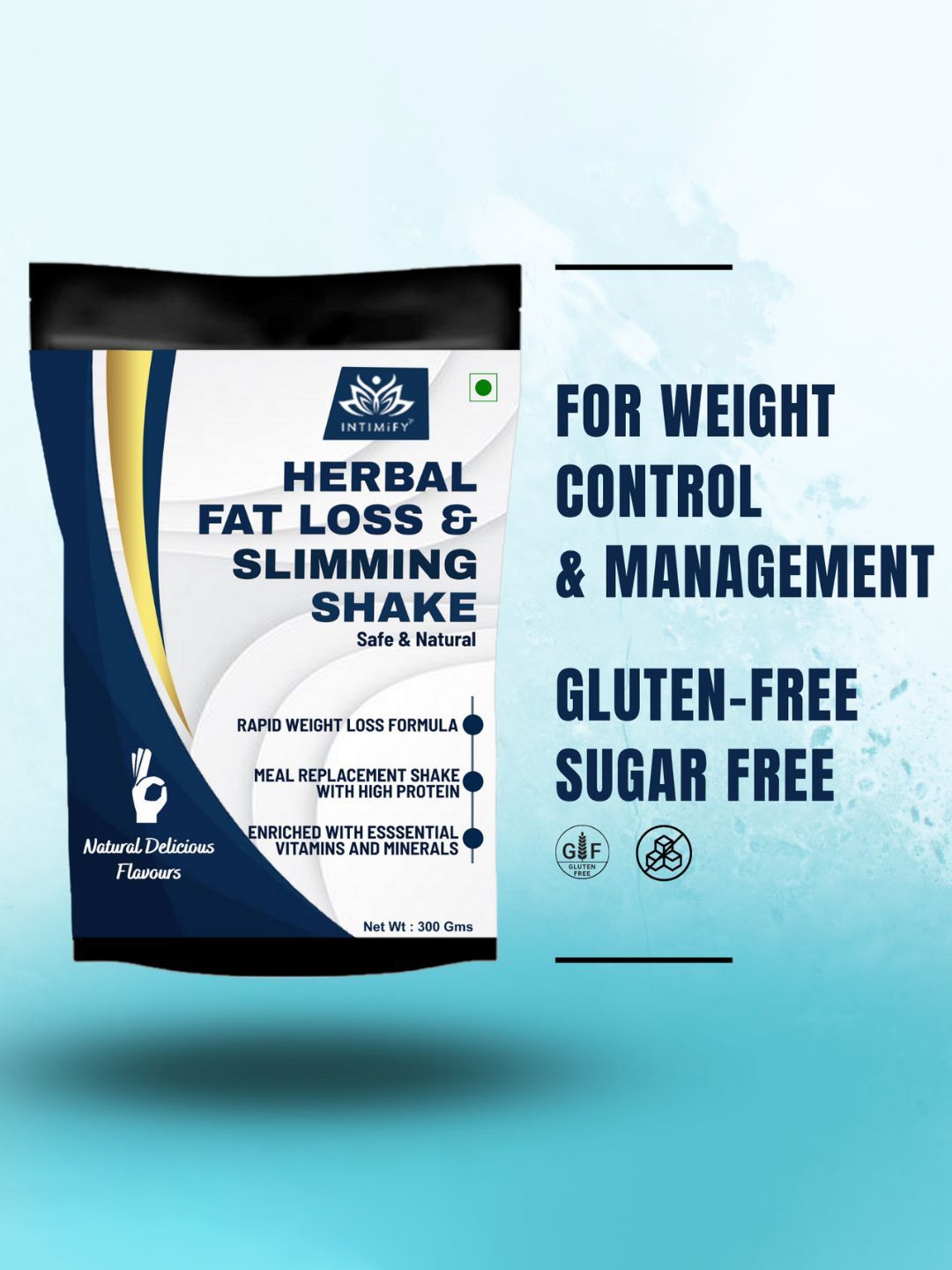 INTIMIFY Herbal Fat Loss & Slimming Shake With Kesar Pista Badam Flavour- 300 g, Beige
INTIMIFY Herbal Fat Loss & Slimming Shake With Kesar Pista Badam Flavour- 300 g, Beige