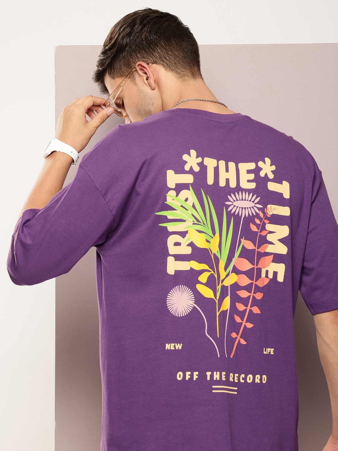 Kook N Keech Printed Drop-Shoulder Sleeves Pure Cotton Oversized T-shirt, Purple
Kook N Keech Printed Drop-Shoulder Sleeves Pure Cotton Oversized T-shirt, Purple