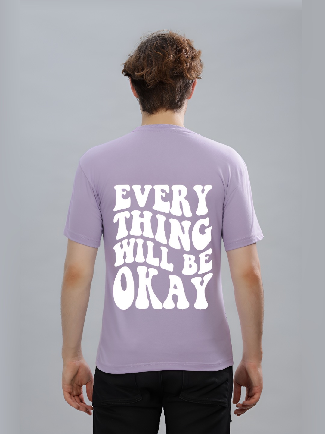 FALTU.CO Men Typography Printed Round Neck Pure Cotton Oversized T-shirt, Lavender
FALTU.CO Men Typography Printed Round Neck Pure Cotton Oversized T-shirt, Lavender