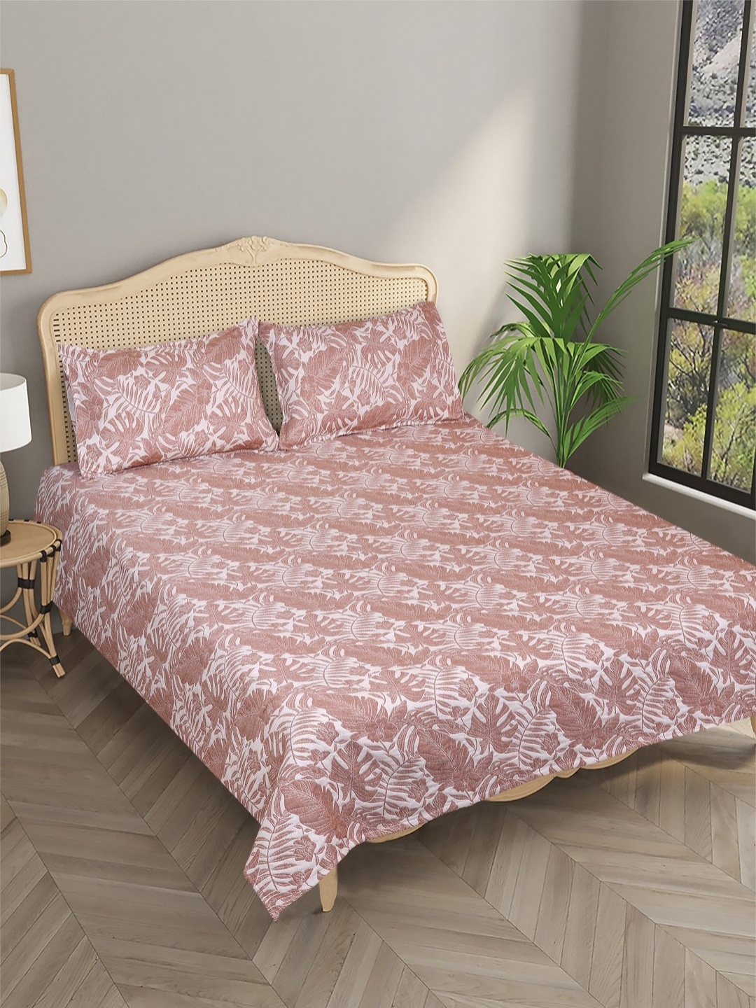 Myntra Elegant Homes Brown Floral Reversible Double Queen Bed Cover With 2 Pillow Covers
Myntra Elegant Homes Brown Floral Reversible Double Queen Bed Cover With 2 Pillow Covers