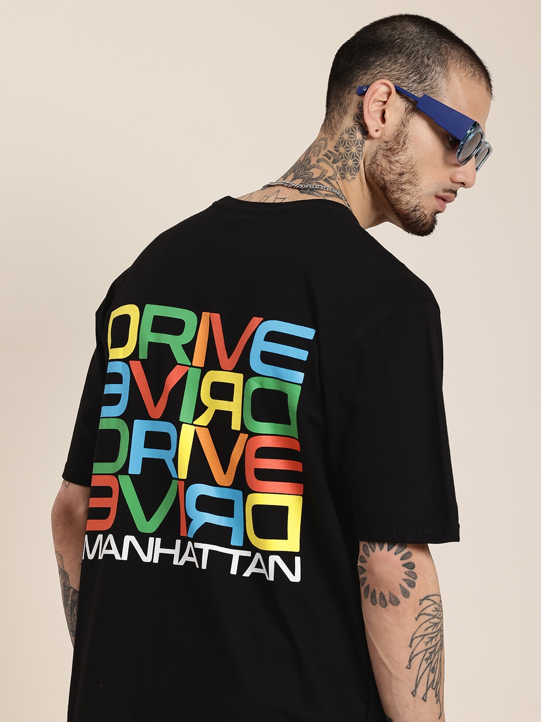 HERE&NOW Typography Printed Drop-Shoulder Sleeves Pure Cotton Oversized T-shirt, Black
HERE&NOW Typography Printed Drop-Shoulder Sleeves Pure Cotton Oversized T-shirt, Black