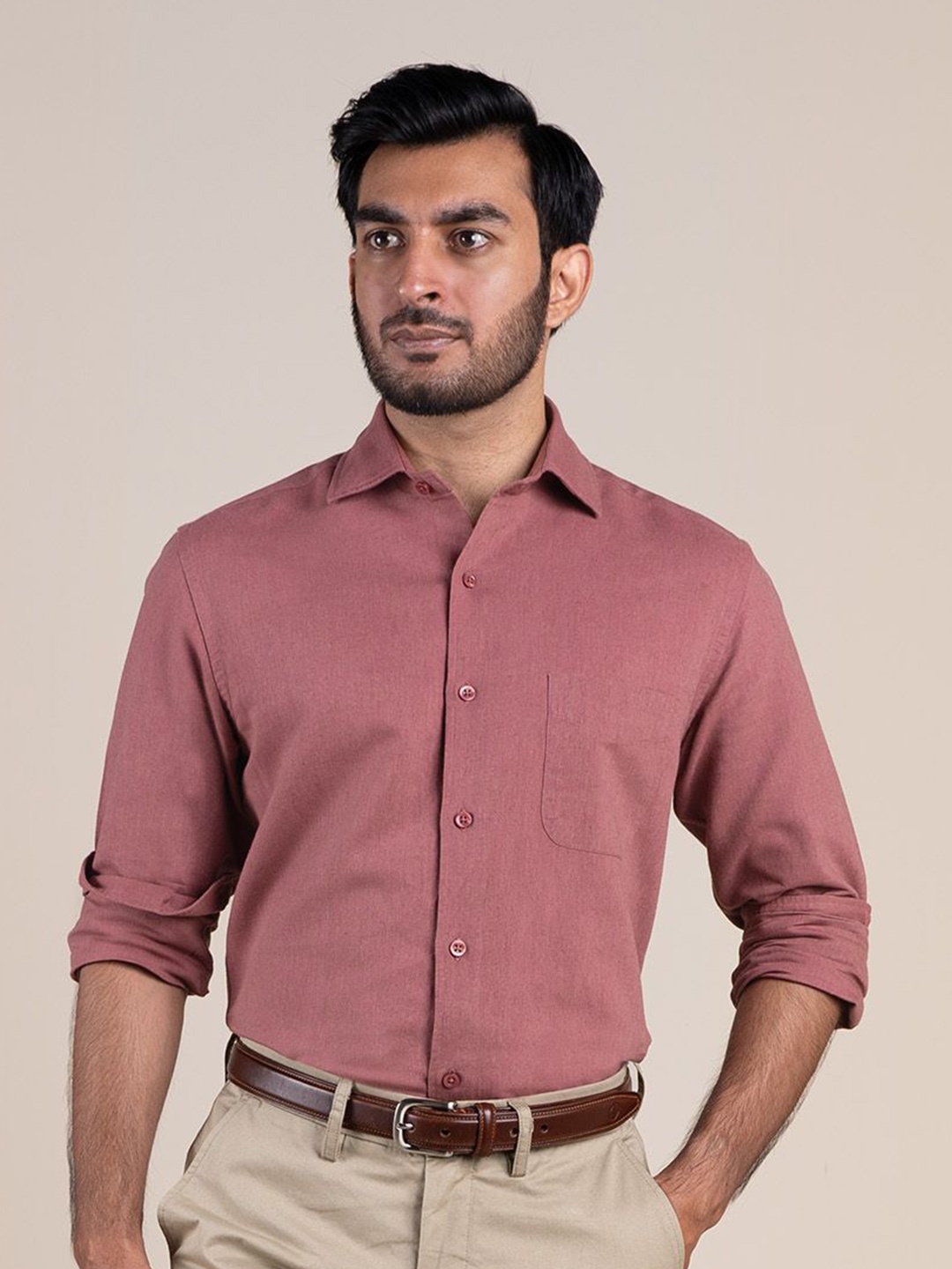 Monks of Method Men Classic Spread Collar Solid Linen Blend Slim Fit Casual Shirt, Mauve
Monks of Method Men Classic Spread Collar Solid Linen Blend Slim Fit Casual Shirt, Mauve