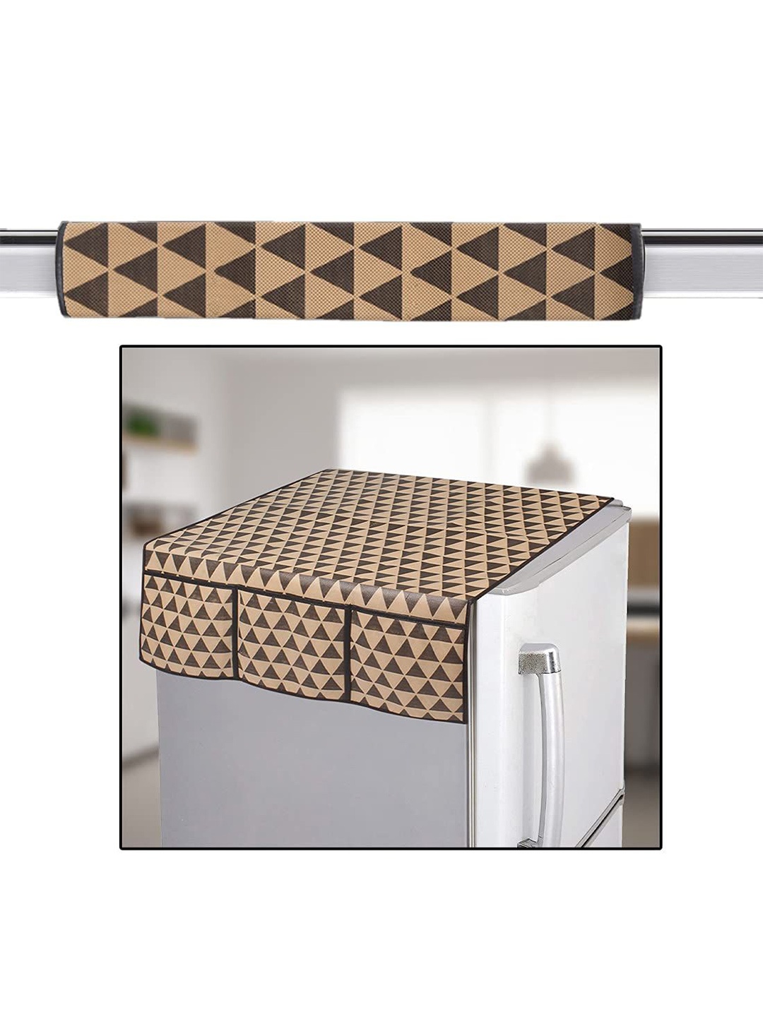 prettykrafts Brown & Beige 2 Pcs Printed Reusable Refrigerator Top Cover And Handle Cover
prettykrafts Brown & Beige 2 Pcs Printed Reusable Refrigerator Top Cover And Handle Cover