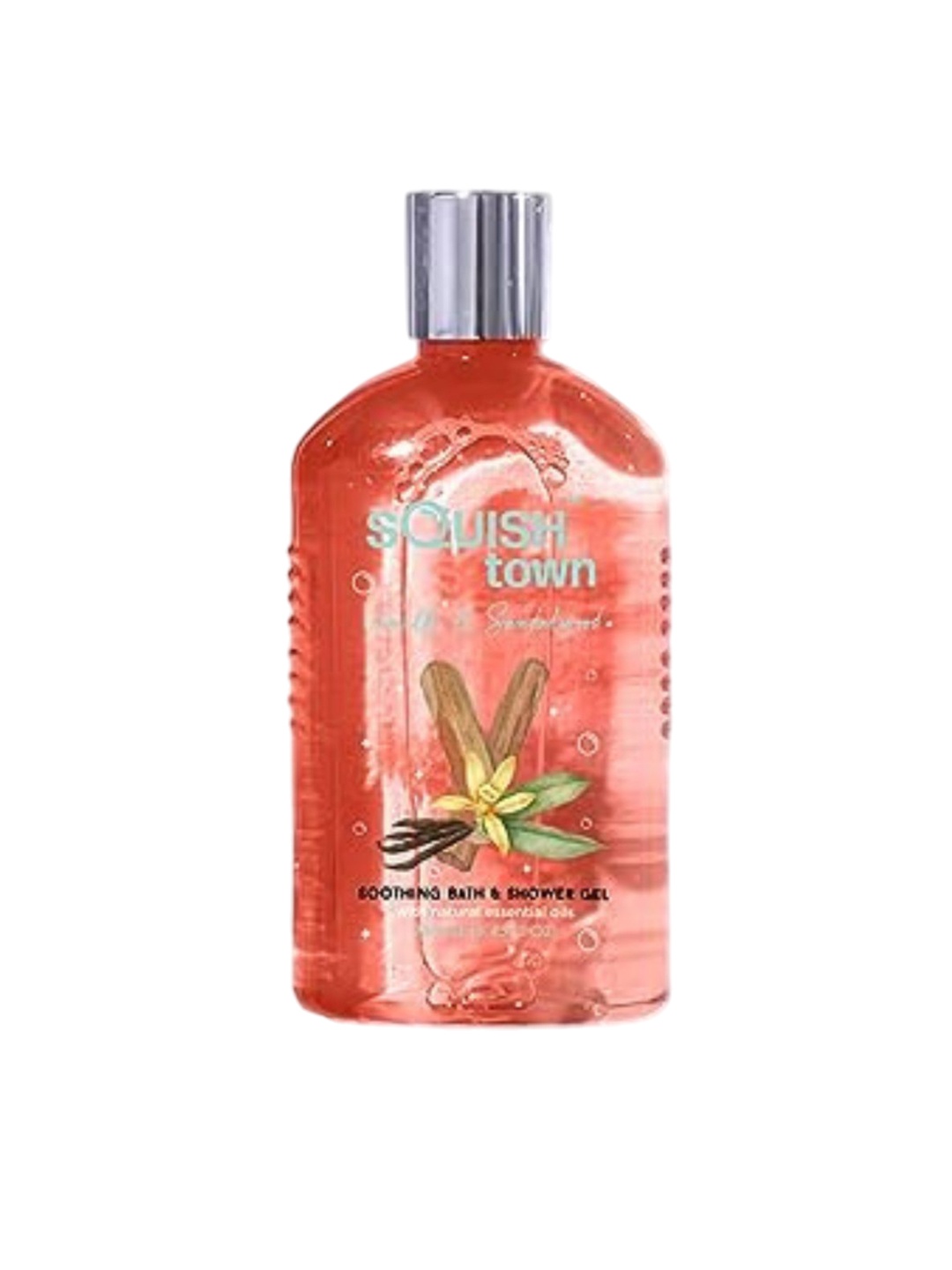 Squish town Vanilla & Sandalwood Relax & Rejuvenate Aromatherapy Bath & Shower Gel - 250ml, Peach
Squish town Vanilla & Sandalwood Relax & Rejuvenate Aromatherapy Bath & Shower Gel - 250ml, Peach