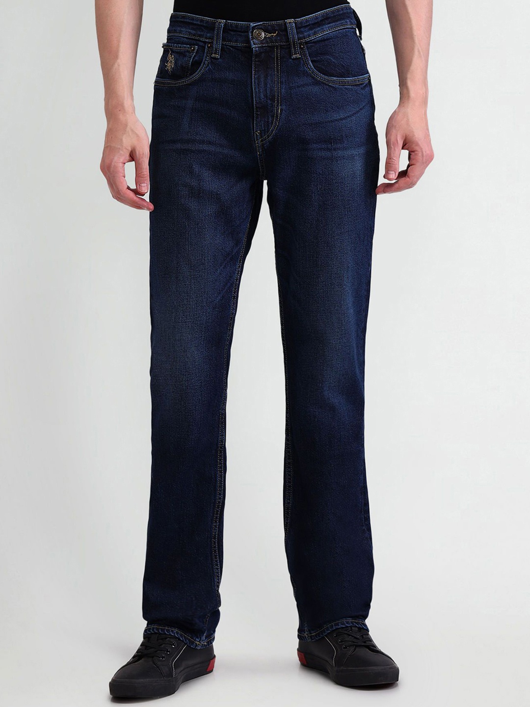 U.S. Polo Assn. Denim Co. Men Jean Harold Slim Straight Heavy Fade Stretchable Jeans, Blue
U.S. Polo Assn. Denim Co. Men Jean Harold Slim Straight Heavy Fade Stretchable Jeans, Blue