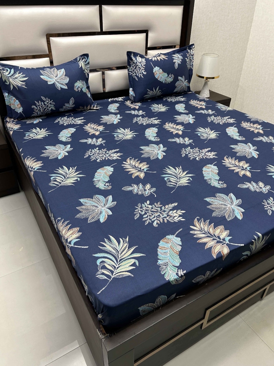 Pure Decor Blue & Yellow Floral Printed Pure Cotton Super King Bedsheet & 2 Pillow Covers
Pure Decor Blue & Yellow Floral Printed Pure Cotton Super King Bedsheet & 2 Pillow Covers