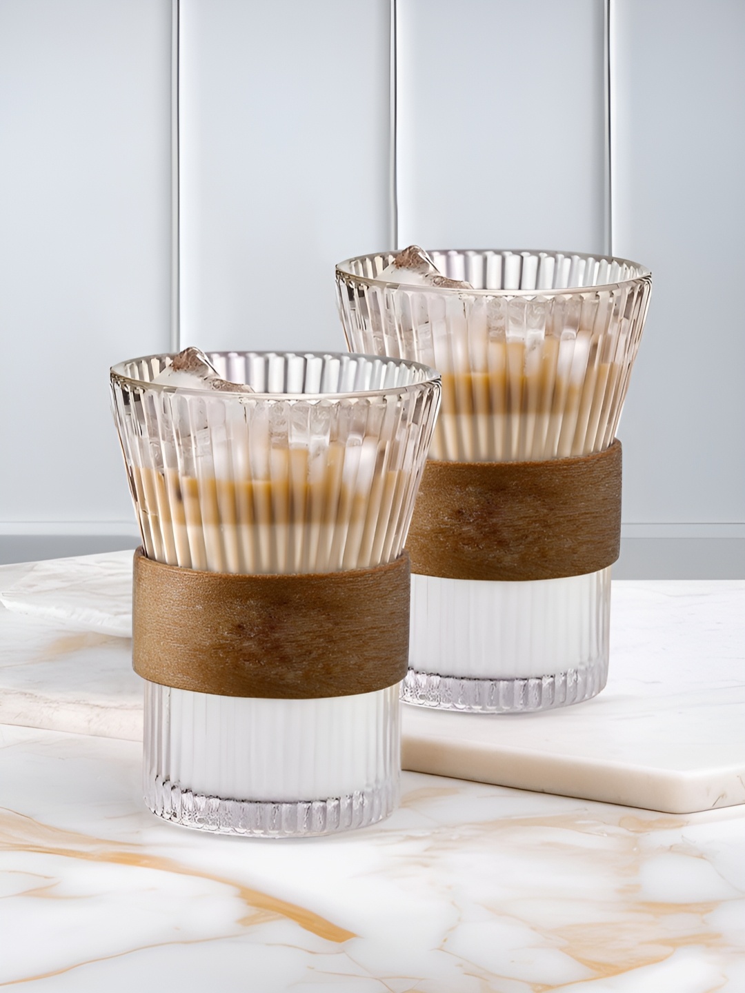 The Better Home Transparent & Brown 2 Pieces Borosilicate Glass Tea Glass 280 ml Each
The Better Home Transparent & Brown 2 Pieces Borosilicate Glass Tea Glass 280 ml Each