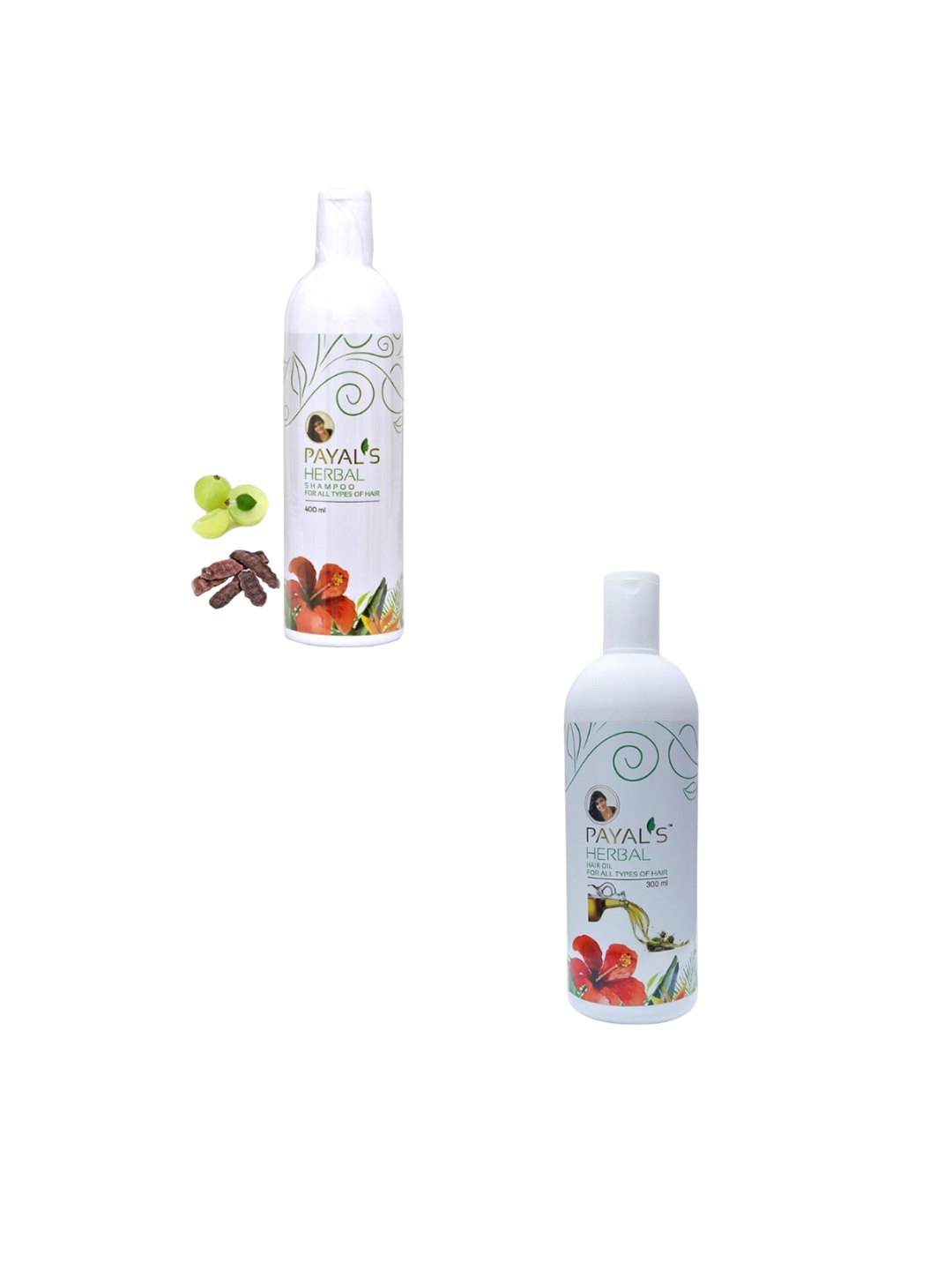 PAYALS HERBAL LLP Shampoo With Alma - 400 ml With Hair Oil With Hibiscus - 300 ml, White
PAYALS HERBAL LLP Shampoo With Alma - 400 ml With Hair Oil With Hibiscus - 300 ml, White