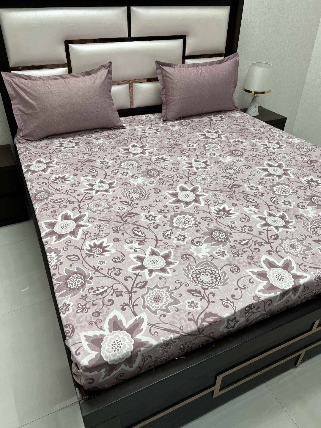 Pure Decor Purple Floral Printed 230 TC Pure Cotton Super King Bedsheet & 2 Pillow Covers
Pure Decor Purple Floral Printed 230 TC Pure Cotton Super King Bedsheet & 2 Pillow Covers