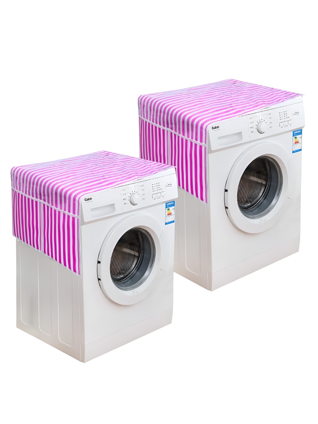 prettykrafts White & Pink 2 Pieces Striped Front Loader Washing Machine Top Cover
prettykrafts White & Pink 2 Pieces Striped Front Loader Washing Machine Top Cover