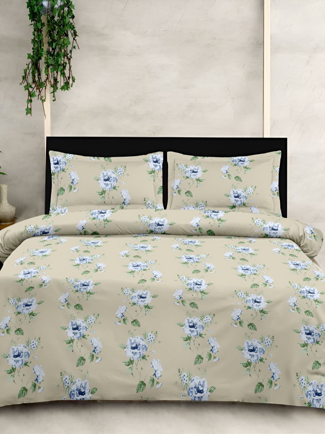 Sleeping Owls- because your sleep matters Green & Blue Floral 210 TC King Bedsheet with 2 Pillow Covers
Sleeping Owls- because your sleep matters Green & Blue Floral 210 TC King Bedsheet with 2 Pillow Covers
