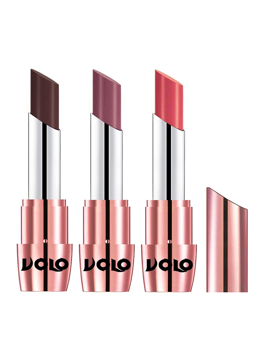 VOLO Set Of 3 Creme Matte Lipstick 3.5g Each - Chocolate 635-Plum 636-Dark Peach 637, Brown
VOLO Set Of 3 Creme Matte Lipstick 3.5g Each - Chocolate 635-Plum 636-Dark Peach 637, Brown